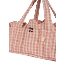 Couffin poupée | Powder pink check