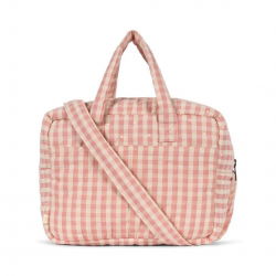 Sac pour poupée | Powder pink check