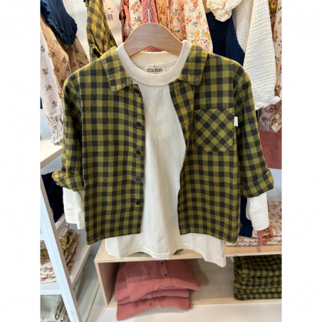 Chemise à carreaux Samuel | Vert - Cozmo Chemise à carreaux Samuel | Vert - Cozmo