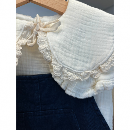 Blouse Eva | Ivoire - Cozmo Blouse Eva | Ivoire - Cozmo