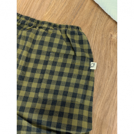 Pantalon Carreaux Rafa | Olive - Cozmo Pantalon Carreaux Rafa | Olive - Cozmo