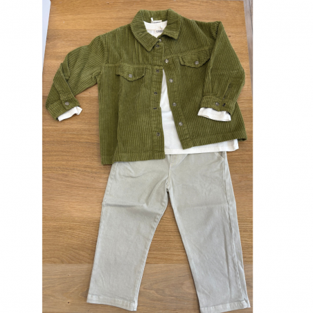 Pantalon velours James | Beige - Cozmo Pantalon velours James | Beige - Cozmo