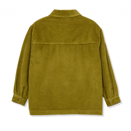 Chemise velours Noak | Olive - Cozmo Chemise velours Noak | Olive - Cozmo