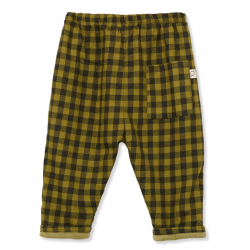 Pantalon Carreaux Rafa | Olive