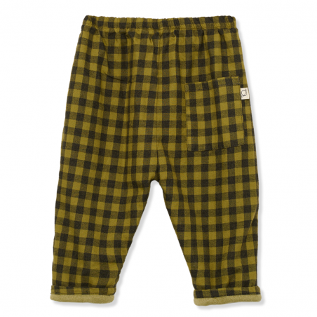 Pantalon Carreaux Rafa | Olive - Cozmo Pantalon Carreaux Rafa | Olive - Cozmo