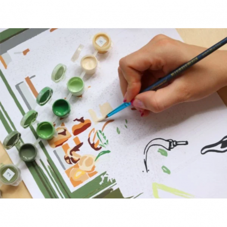 Coffret de peinture au numéro | Boulangeries parisiennes - La petite épicerie