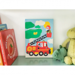 Coffret de peinture au numéro enfant | Wouf