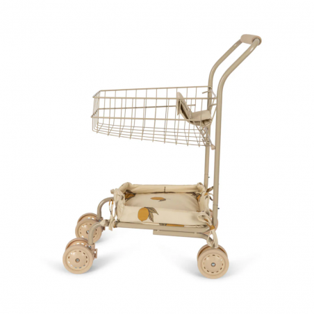 Chariot de courses pour poupée | Mon grand citron - Konges Slojd Chariot de courses pour poupée | Mon grand citron - Konges Slojd