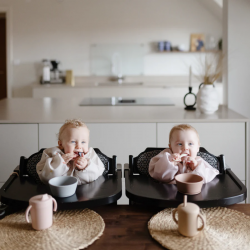 2 petites cuillères | Rose blush et sable