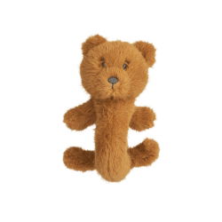 Hochet anneau peluche | Ours golden caramel