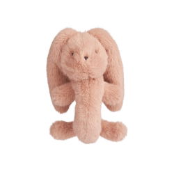 Hochet anneau peluche | Lapin rose