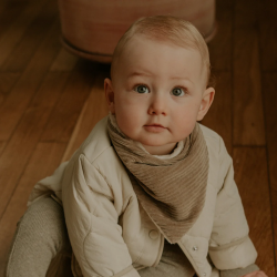 Bandana en velours | Taupe