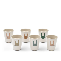 Lot de 6 gobelets | Lapin sandy