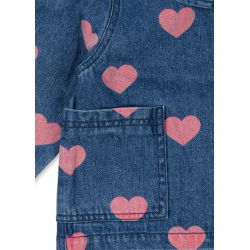Veste denim | Bon coeur pink