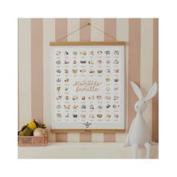 Affiche "Nos jolis moments en famille"