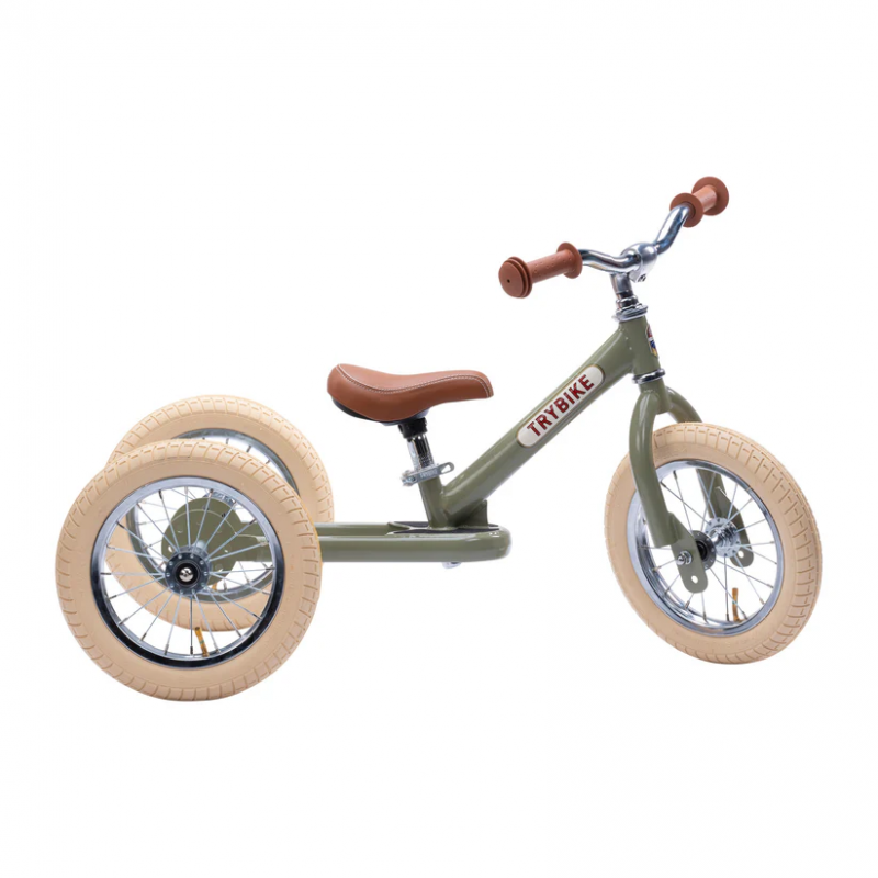 Draisienne Tricycle Vert mat Trybike little cecile