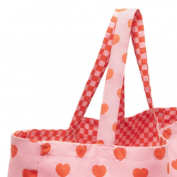 Le Grand Cabas coton | Coeur Rose