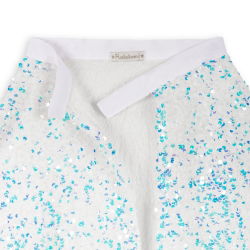 Cape Whitesnow Sequins Blanc