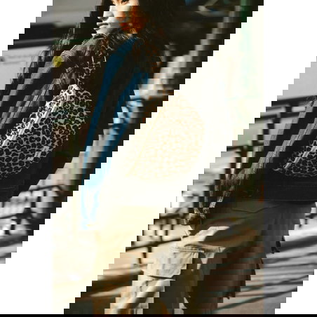 Banane Custine XL | Leopard beige - Rive droite