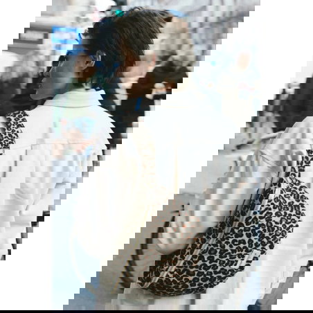 Banane Custine XL | Leopard beige - Rive droite