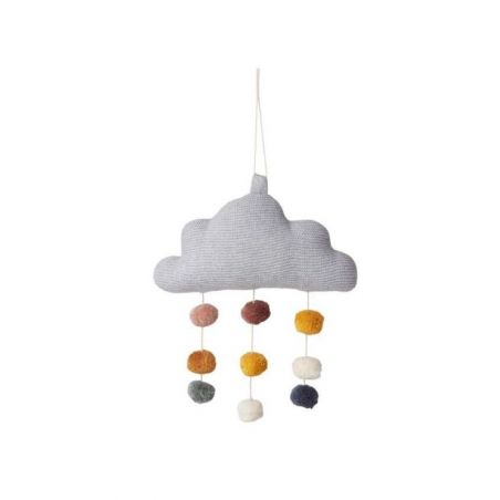 Suspension Nuage Gris Little Cecile Jouets Deco Puericulture