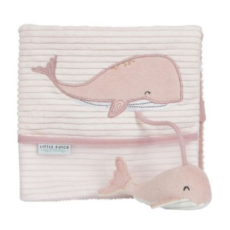 Livre d'éveil baleine rose Livre d'éveil baleine rose