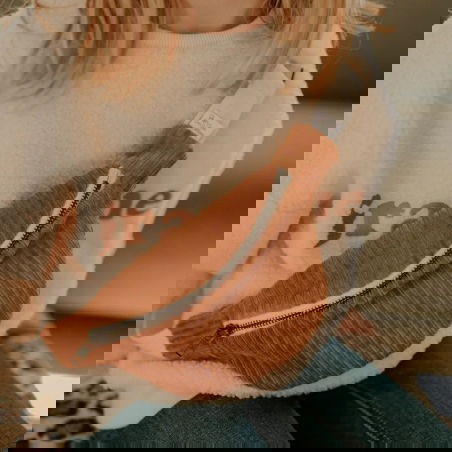 Sac banane Kids velours | Camel - Rien que des bêtises