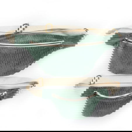 Sac banane Kids velours | Kaki - Rien que des bêtises