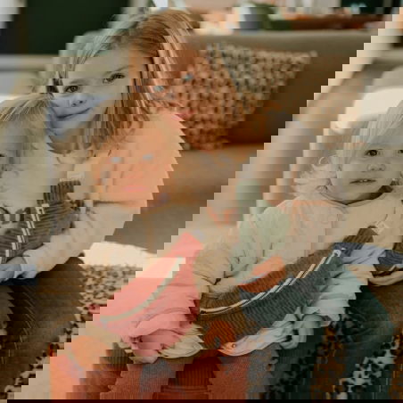 Sac banane Kids velours | Framboise - Rien que des bêtises