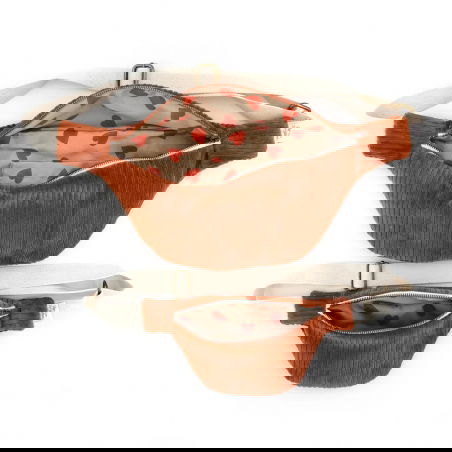 Sac banane Kids velours | Paprika - Rien que des bêtises