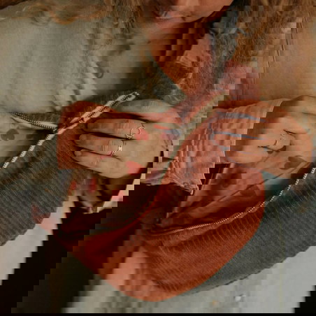 Sac banane Adulte velours | Paprika - Rien que des bêtises