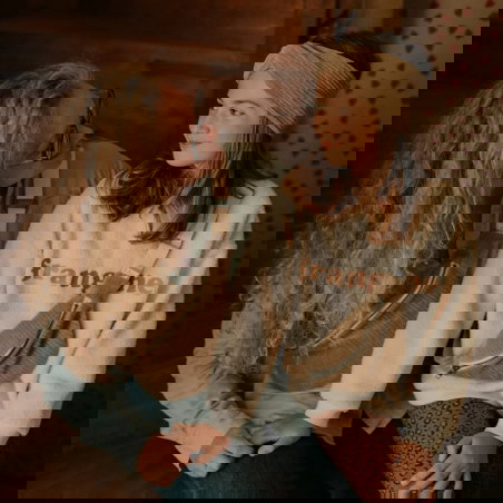 Sac banane Adulte velours | Taupe - Rien que des bêtises