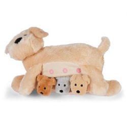 Peluche Maman et bébés | Chien
