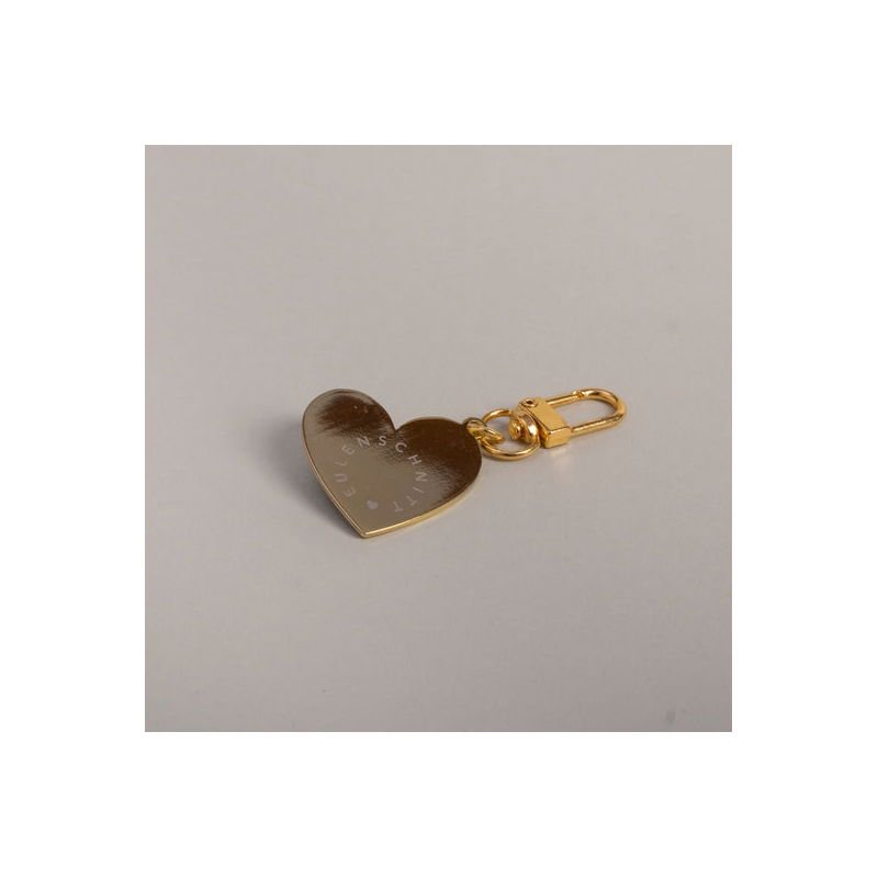 Porte clé métal | Petit coeur rouge
