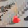 Porte clé métal | Grand coeur rouge - Sélection déco