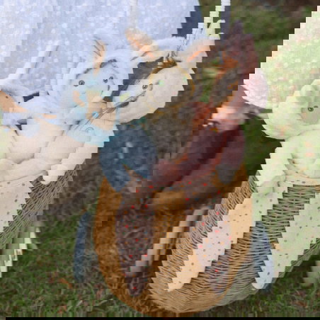 Doudou Dinky Dinkum | Bobbin Bunny ivoire - Olli Ella