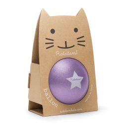 Ballon paillettes 15 cm | Violet