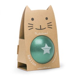 Ballon paillettes 15 cm | Vert