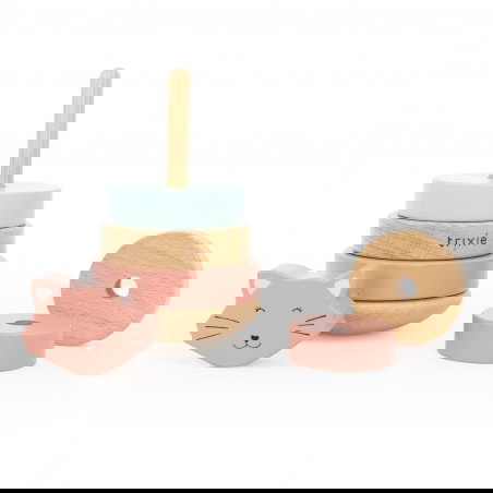 Tour à empiler en bois | Mrs. Cat - Trixie