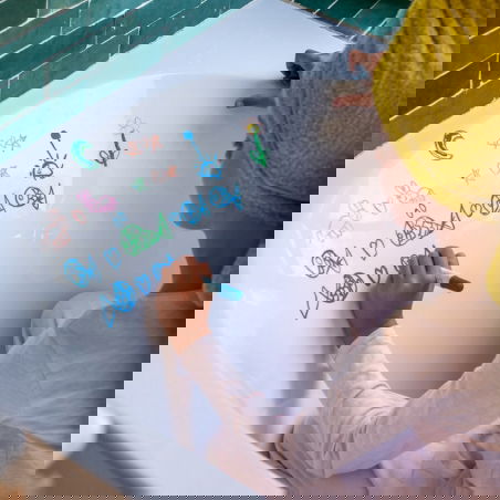 5 crayons de cire | Fluo - Super Petit