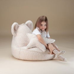 Pouf ours | Crème