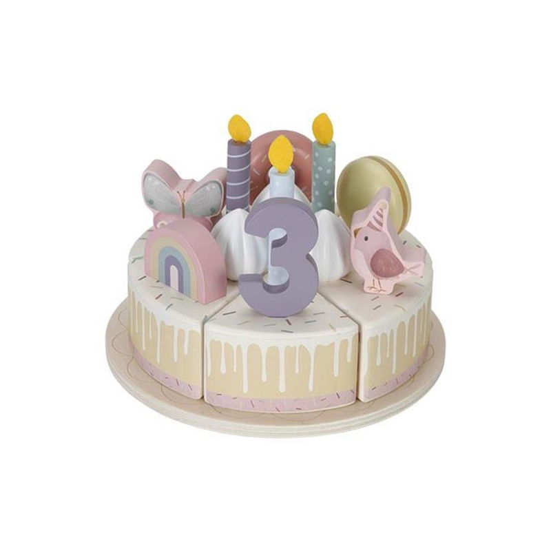 Gâteau d'anniversaire | Rose - Little Dutch