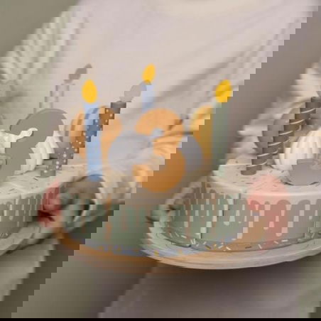 Gâteau d'anniversaire | Bleu - Little Dutch