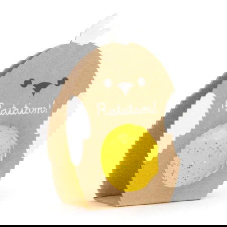 Balle rebondissante facettes oiseau | Jaune - Ratatam Balle rebondissante facettes oiseau | Jaune - Ratatam