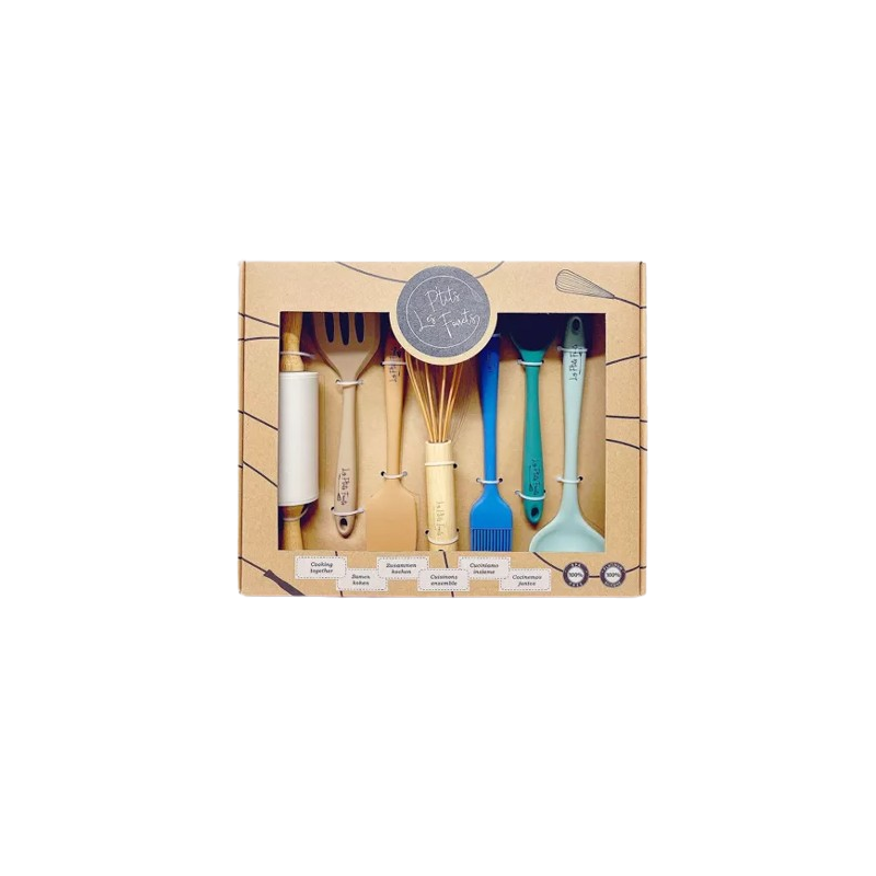 Set d'ustensiles de cuisine pour enfants | Bleu
