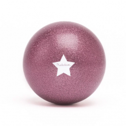 Ballon pailleté 10 cm | Mouton rose