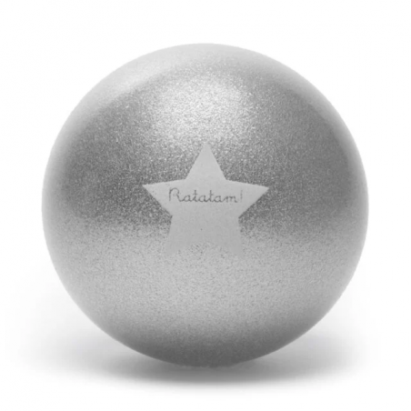 Ballon paillettes 22 cm | Argent - Ratatam Ballon paillettes 22 cm | Argent - Ratatam