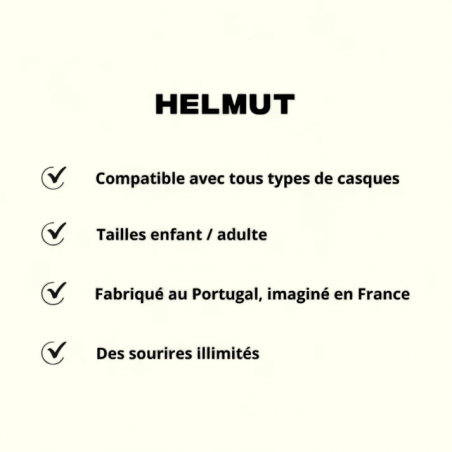 Couvre-casque | Moumoute écru - Helmut