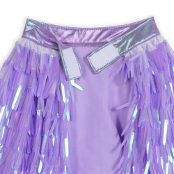 Cape holographique à franges | Violet