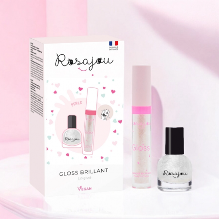 Coffret gloss + vernis | Perle - Rosajou